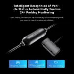 DDPAI Dashcam Hardwire Kit OBD – Alimentation Continue & Surveillance Parking 24/7 – Image 3