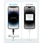 Câble Anker 322 PowerLine USB-C vers Lightning 60W – Charge rapide iPhone 1.8m/6Ft – Image 3