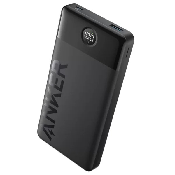 Anker Power Bank 10000mAh Maroc – Batterie Externe Noire 324 12W