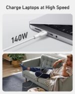 Câble USB-C vers USB-C Anker 544 PowerLine 140W – Câble rapide et solide au Maroc