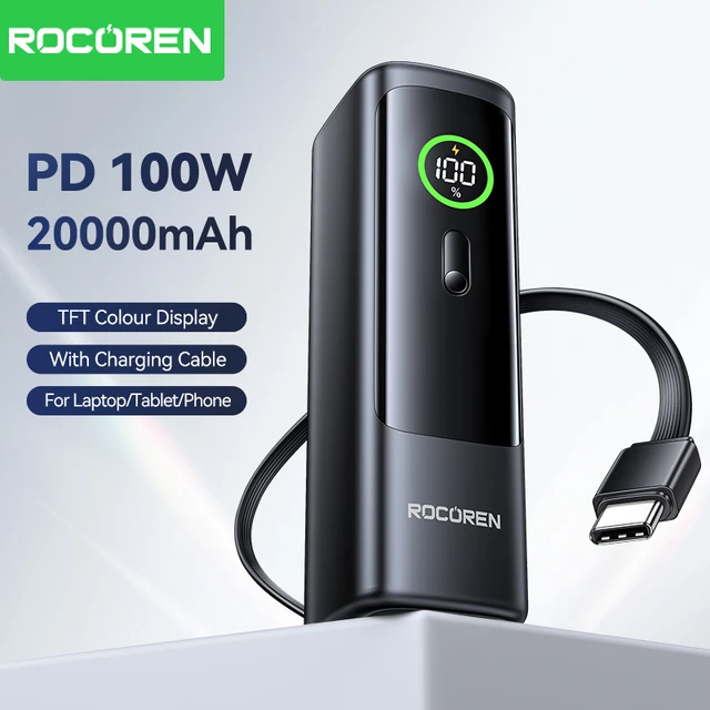 Rocoren Power Bank 100W 20000mAh