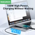 Câble USB-C 100W Rocoren USB Type-C PD QC 4.0 1 mètre