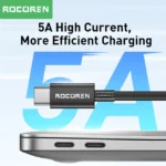 Câble USB-C 100W Rocoren transfert de données 480 Mbps