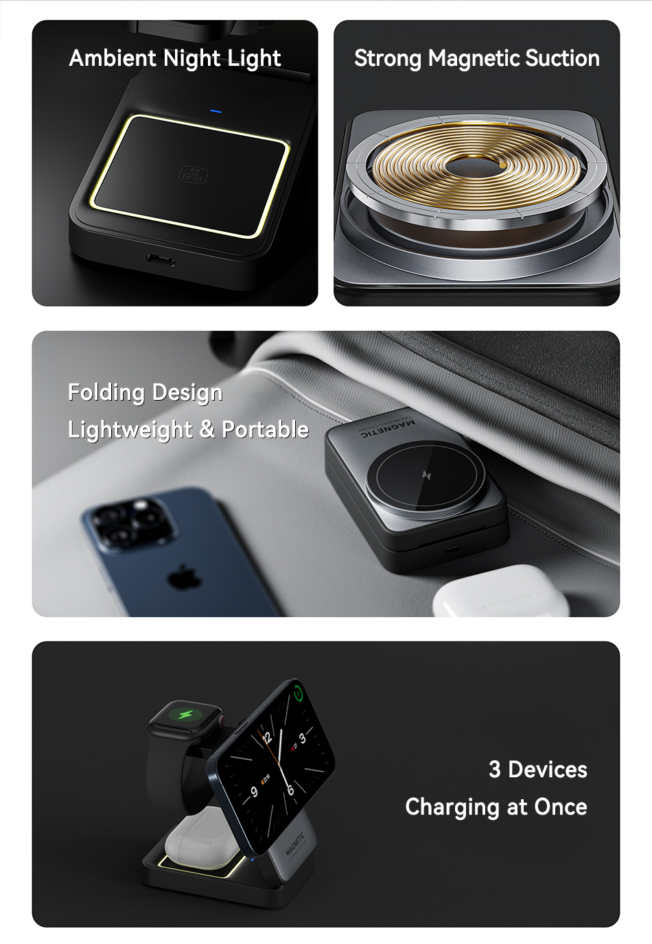 Rocoren Support de Charge Sans Fil 3-en-1 – Chargeur Pliant Ultra Rapide pour iPhone, Apple Watch, AirPods 2 1e5e3b22148d3242dec890af48bf60be Rocoren Support de Charge Sans Fil 3-en-1 – Chargeur Pliant Ultra Rapide pour iPhone, Apple Watch, AirPods