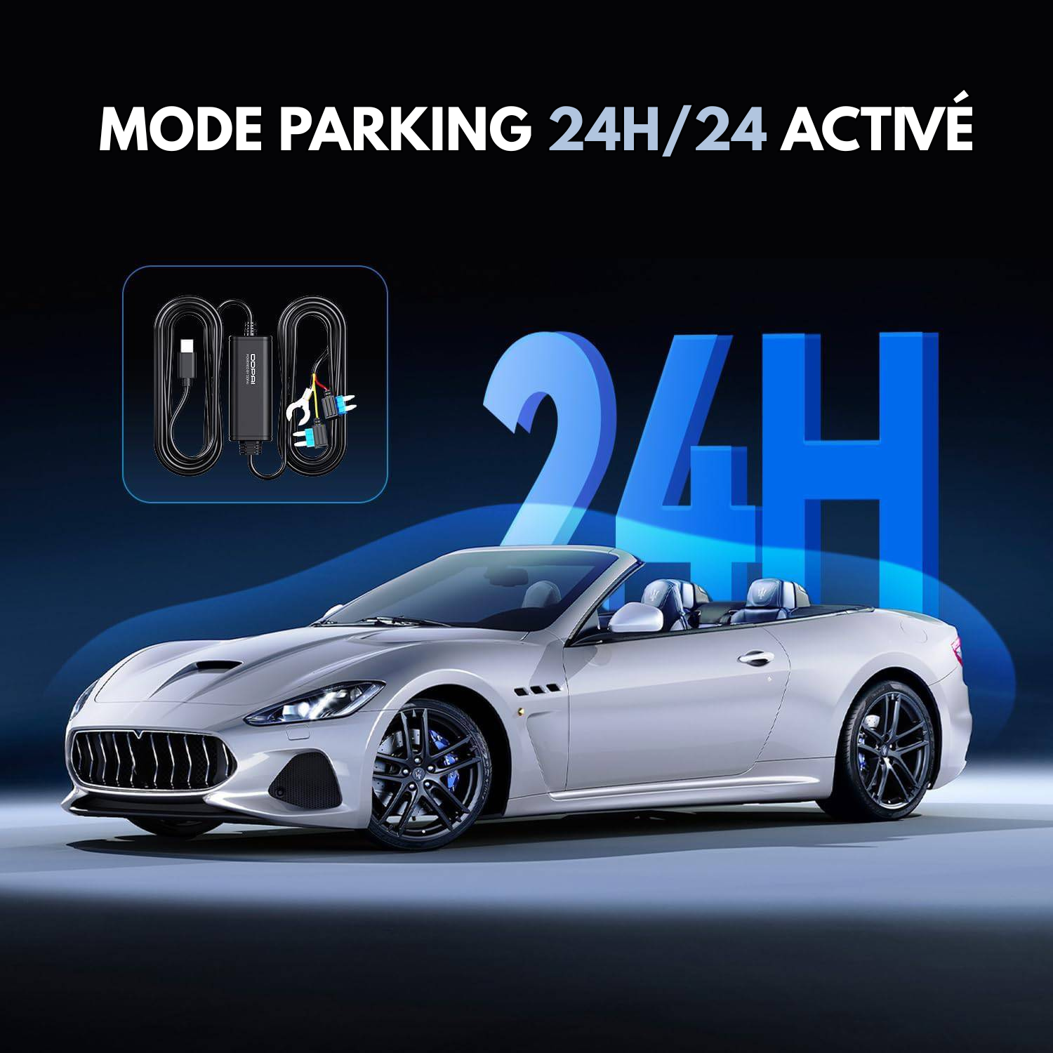 DDPAI Dashcam Hardwire Kit – Alimentation 24/7 Compatible avec Z50 Pro/ Mini 2X 2 DDPAI Dashcam Hardwire Kit
