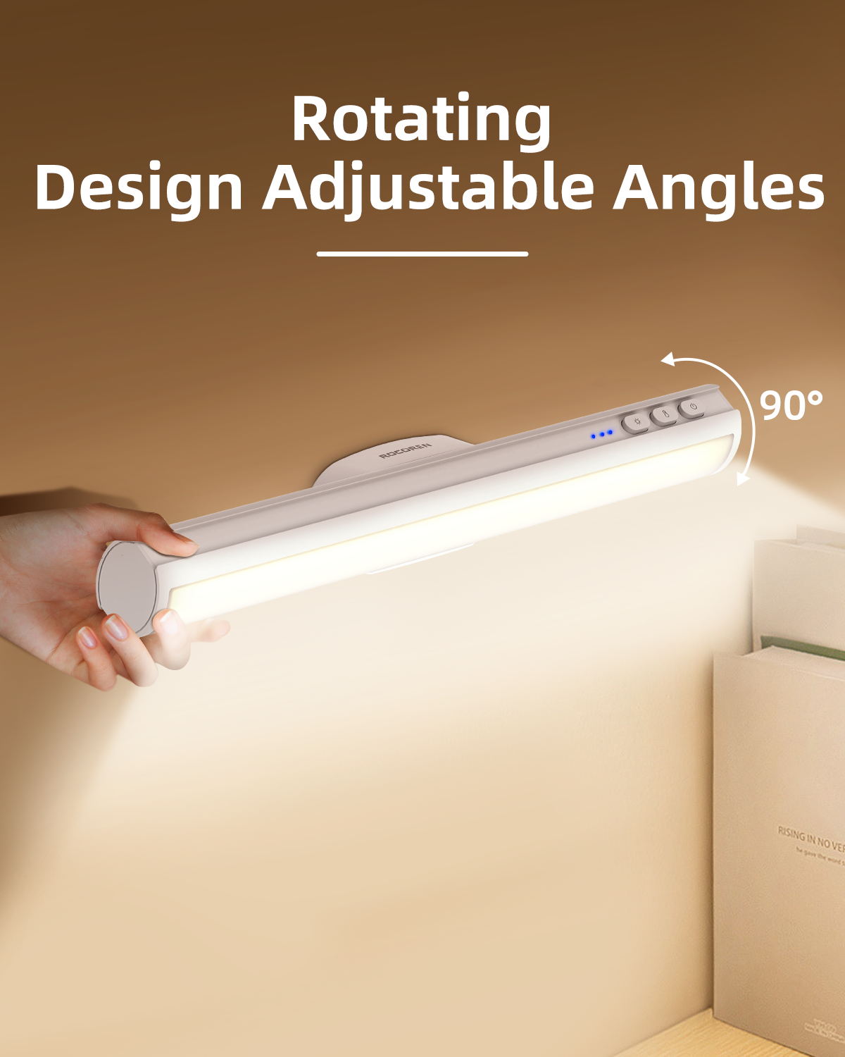 Lampe de Bureau Magnétique Rechargeable Rocoren - LED Pratique & Moderne 5 ec275fccc553b74e5c64ca7de05eceb2